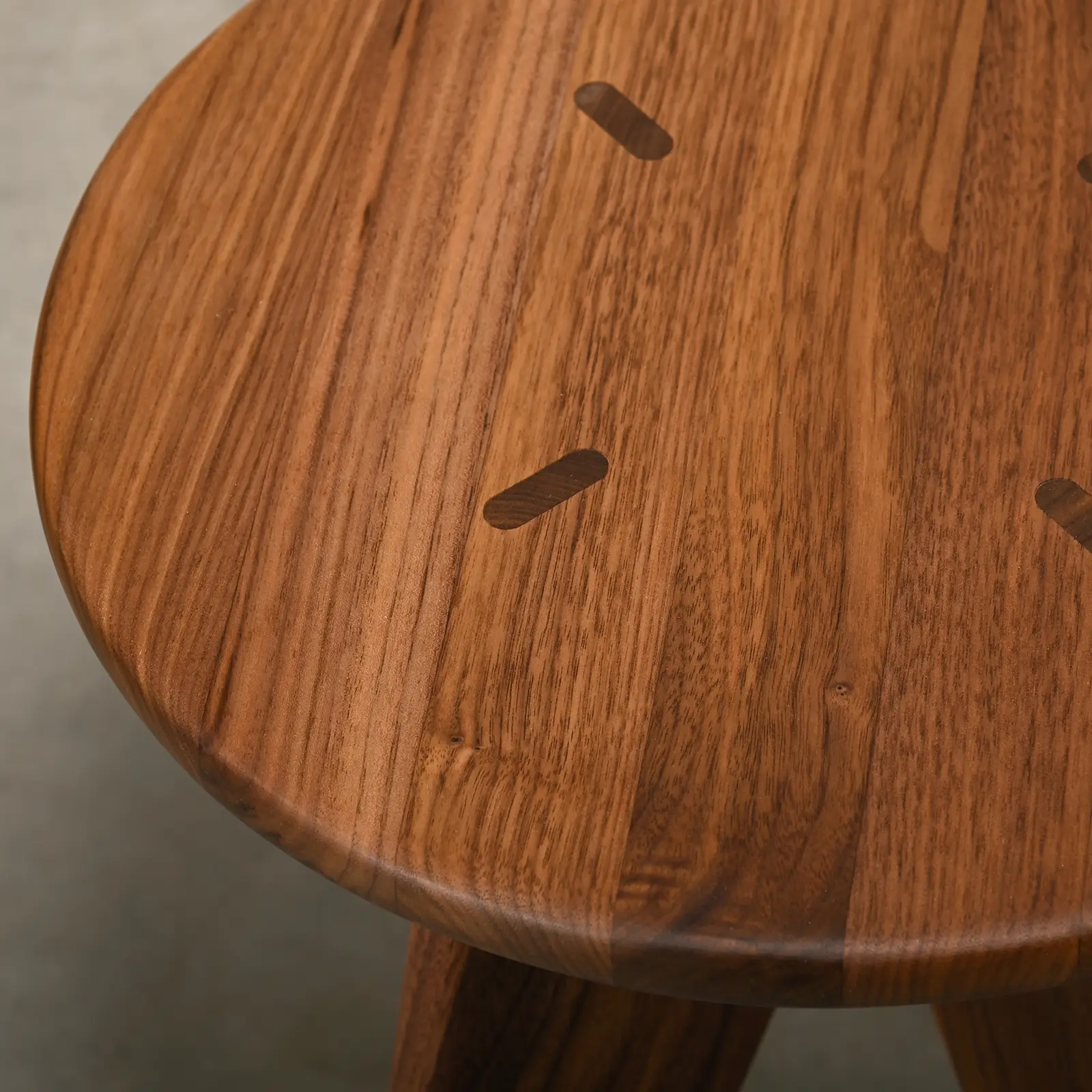 Jean Prouvé Tabouret Bois Walnut, Vitra